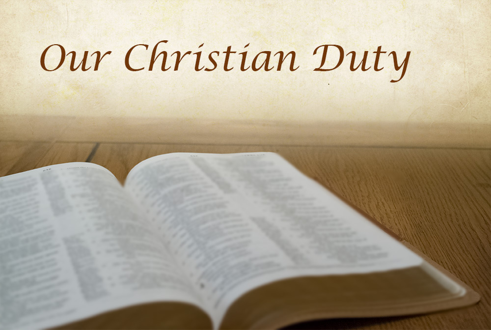 Christian Rights verses Responsibilities – 11/3/24