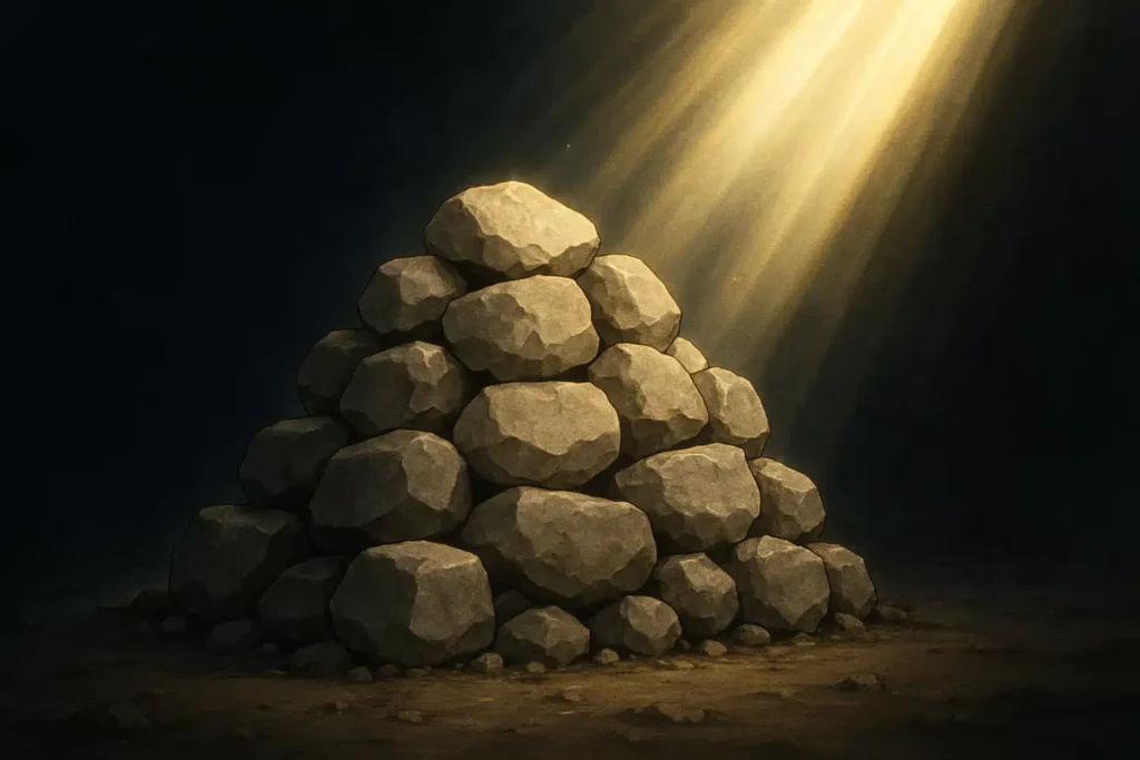 “Message In A Stone Pile” – 5/25/25